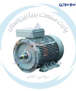 الکتروموتور موتوژن سه فاز صنعتی با بدنه چدنی(فلنج دار)