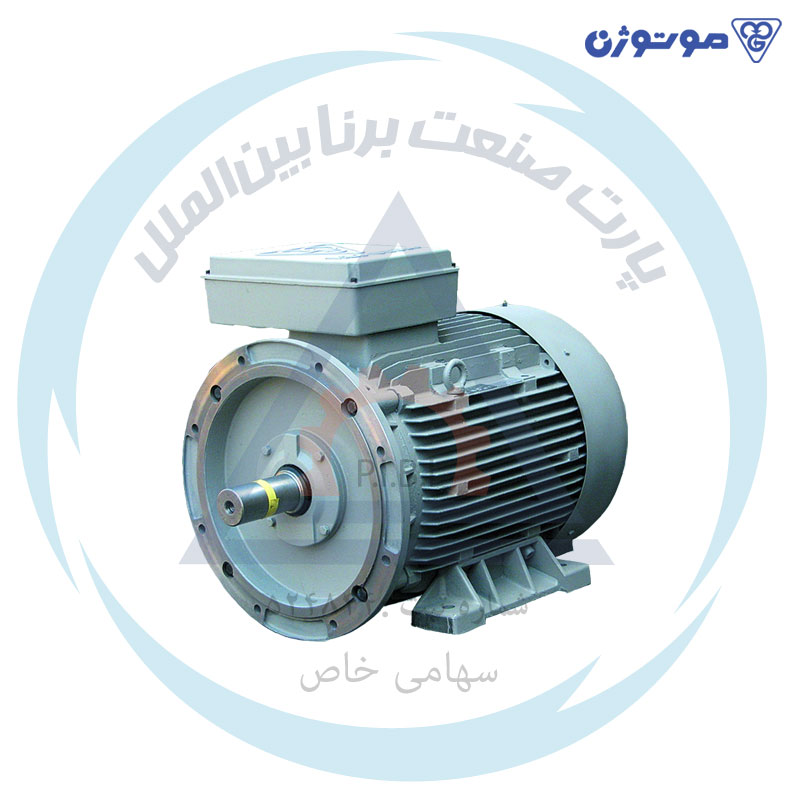 الکتروموتور موتوژن سه فاز صنعتی با بدنه چدنی(فلنج دار)