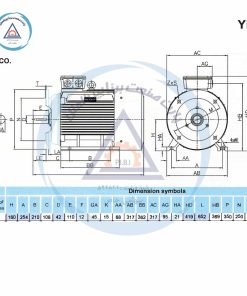 Alternative view of الکتروموتورجمکو 15KW 1500rpm (B35)