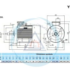 Alternative view of الکتروموتورجمکو 15KW 3000rpm (B35)