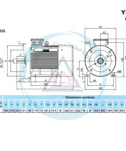 Alternative view of الکتروموتورجمکو 18.5KW 1500rpm (B35)