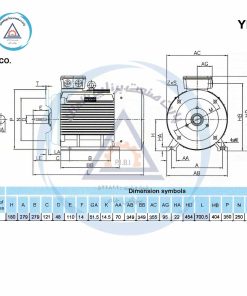 Alternative view of الکتروموتورجمکو 15KW 1000rpm (B35)