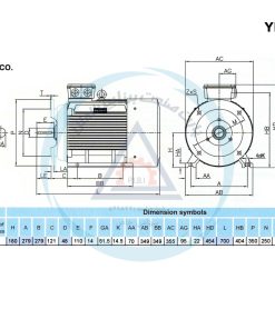 Alternative view of الکتروموتورجمکو 22KW 1500rpm (B35)