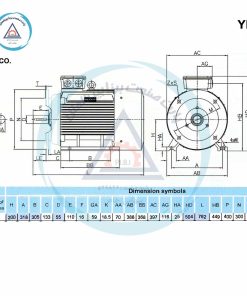 Alternative view of الکتروموتورجمکو 30KW 1500rpm (B35)