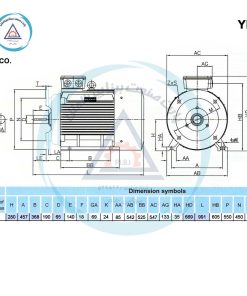 Alternative view of الکتروموتورجمکو 75KW 3000rpm (B35)