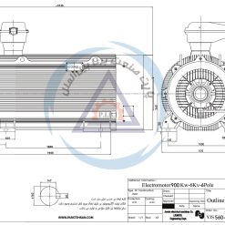 Alternative view of الکتروموتور YJS جمکو 900kw1000rpm