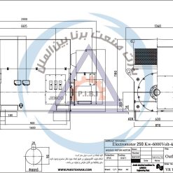 Alternative view of الکتروموتور YR جمکو 250kw1500rpm